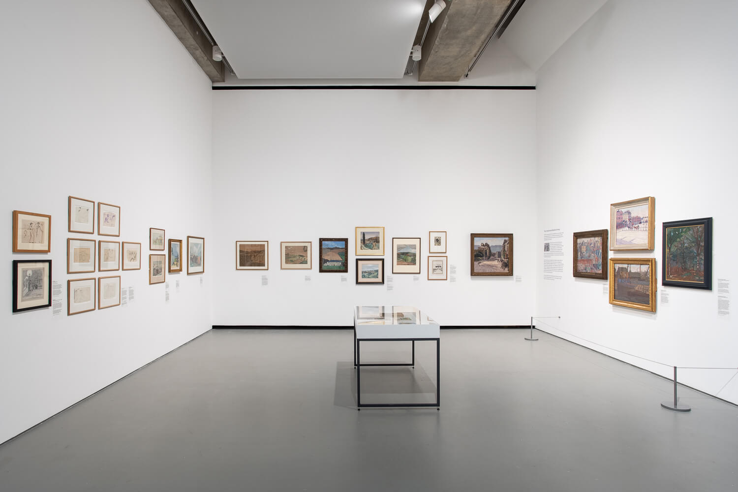 Installation view, ‘John Nash: The Landscape of Love and Solace’. Photo by Rob Harris⁠